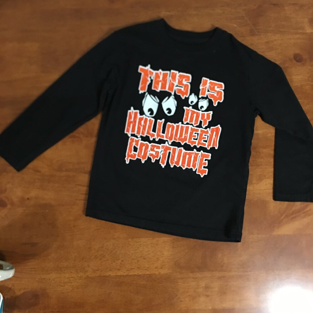 Kids Long Sleeve Halloween T-shirt
